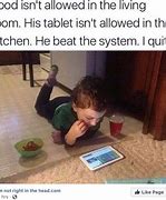 Image result for Tablet Kid Standing Meme