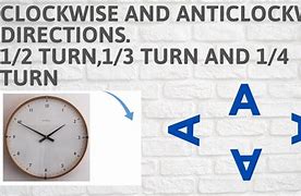 Image result for Clockwise Direction