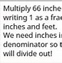 Image result for Fractional Inches to Feet Chart