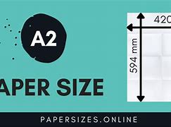 Image result for A2 Paper Size