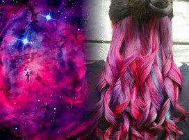 Image result for Cute Galaxy Hair