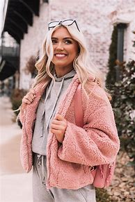 Image result for Pink Sherpa Outfits