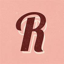 Image result for Typography Letter R