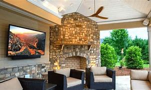 Image result for Install TV On Patio