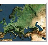 Image result for Europe Relief Map