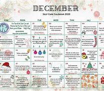 Image result for December Self-Care Calendar