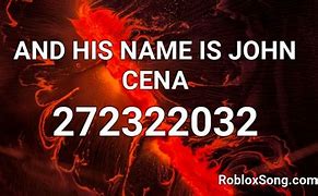 Image result for John Cena Roblox ID