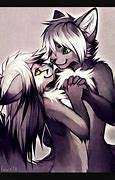 Image result for Anime Wolf Couples Drawings