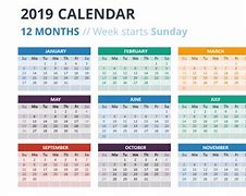 Image result for PowerPoint Calendar Template 2019