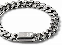 Image result for Stainless Steel Chain Bracelet