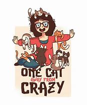 Image result for Cat Lady Cartoon