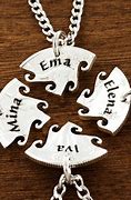 Image result for 4 Piece Best Friend Necklace