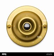 Image result for Brass Exterior Round Doorbell