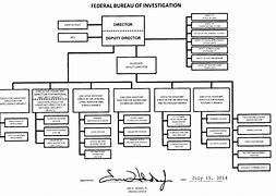 Image result for FBI Organizational Chart
