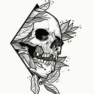 Image result for Dark Abstract Skull Art Drawings
