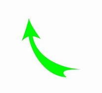 Image result for Green Curved Arrow Clip Art