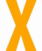 Image result for Yellow Letter X Icon