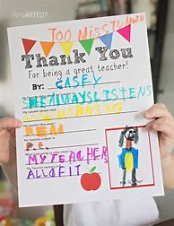 Image result for Teacher Appreciation Notes From Kids