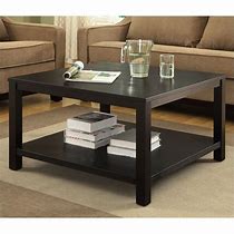 Image result for Black Square Coffee Table