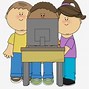 Image result for Child On Computer Clip Art