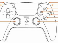 Image result for PS5 Controller Diagram Printable
