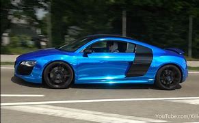 Image result for Audi R8 Chrome Blue