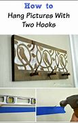 Image result for How to Use Picture Frame Hooks