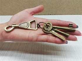 Image result for Tiny Brass Keychain Containers