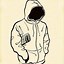 Image result for Guy with Hoodie Head Down Drawing