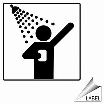 Image result for Safety Shower Symbol