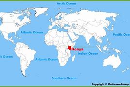 Image result for Kenya Africa World Map