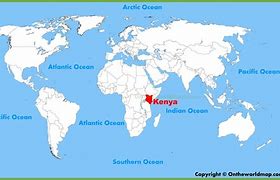 Image result for Kenya Africa World Map