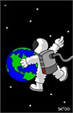 Image result for Astronaut Moving in the Galaxy Live Wallpaper