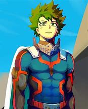 Image result for Anime Male with Green Hair