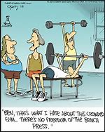 Image result for Gym Humour Cartoon Snata