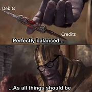 Image result for Accounting Balance Meme