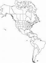 Image result for North and South America Map Outline No Background