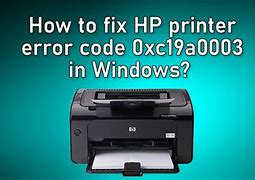 Image result for Error Printing On HP Printer