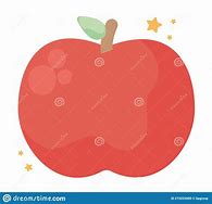 Image result for Apple with Star in the Middle Clip Art