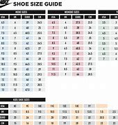 Image result for Nike Shoe Size Chart