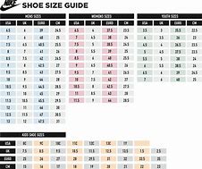 Image result for Nike Shoe Size Measurement Chart