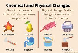 Image result for Physical or Chemical Change Examples