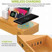Image result for Bamboo Weather Station Wireless Charger