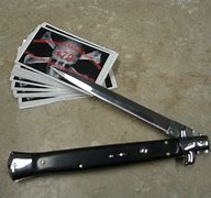 Image result for Big Switchblade Knife