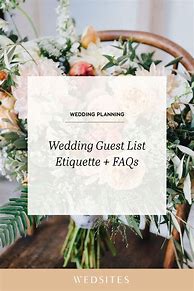 Image result for Wedding Guest List Etiquette