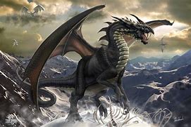 Image result for Cool Dragon Art Black