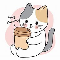 Image result for Coffee Cat Cute