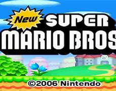 Image result for New Super Mario Bros DS Title Screen