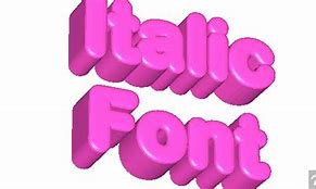 Image result for Italic Symbol