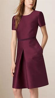 Image result for Burberry Silk Dress